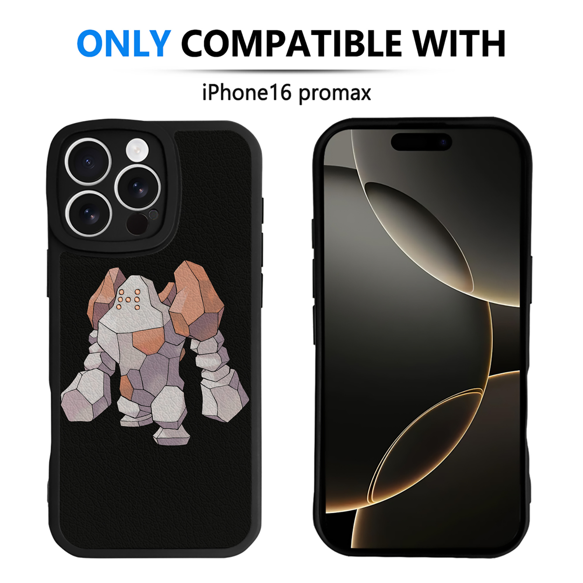 （画像用） ポケットモンスター Pokémon 【iPhone 16シリーズ対応】シリコンスマホケース（レザー調） 材質：シリコン